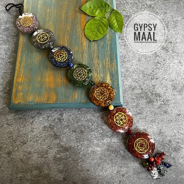 7 Chakra Crystal Decor Hanging
